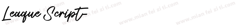 Leaque Script字体转换